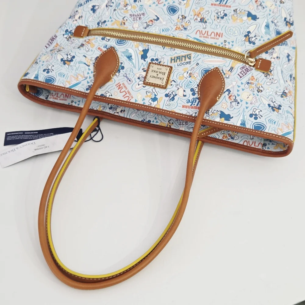 NWT DOONEY & BOURKE DISNEY AULANI RESORT SKETCH TOTE BAG